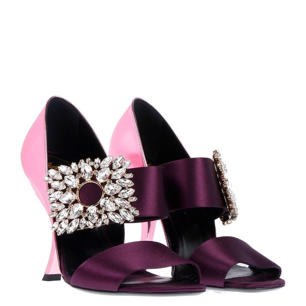 Roger Vivier Crystal Embellished Sandals